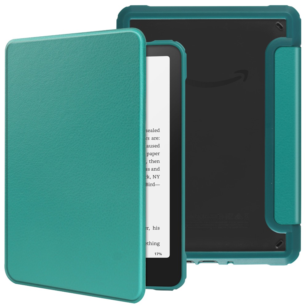 Fodral till alla 7 -tums kindle paperwhite 12th generationen och kindle colorsoft signature edition, mjukt tpu-bakstycke i akryl: Blå