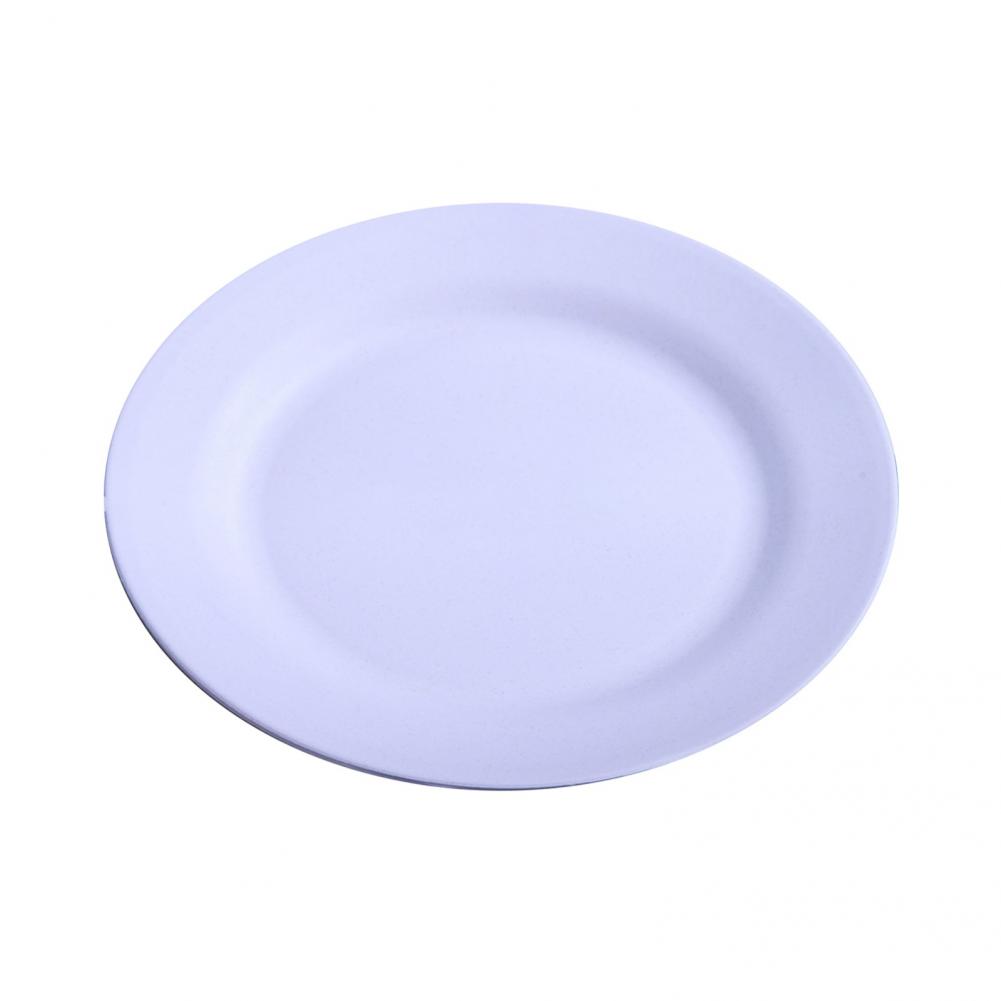 Snack Plate Unique Smooth Edge Food Plate Portable Dessert Plate