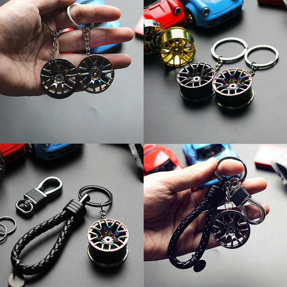 Fit Wheel Rim Keychain Auto Part Car Keyring Accessories Key Ring Car fob Ring Key Interior Key Chain Rings Key C7R3