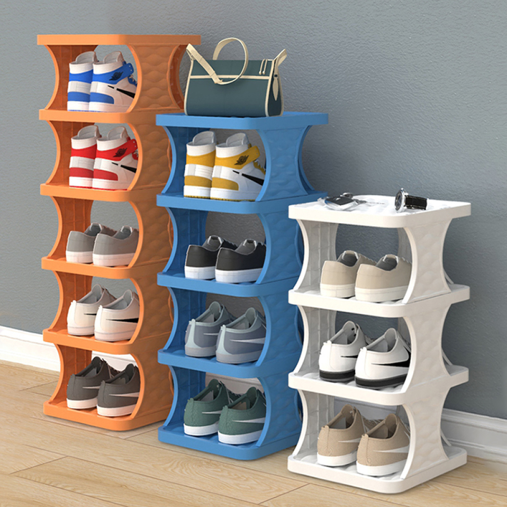Multi Layer Eenvoudige Schoenen Plank Organizer Kleur Kast Schoenen Rekken Huishoudelijk Rek Afneembare Schoenenrekken Voor Slaapkamer