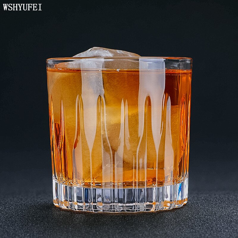 Wshyufei udskåret whiskyglas ishockey kop klassisk cocktailglas vinglas
