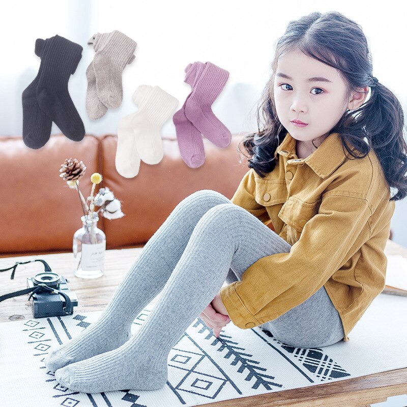 Panty Voor Meisjes Katoen Panty Breien Panty Ademend Gebreide Panty Wrap Kalveren Warme Katoen Herfst Winter Accessoire