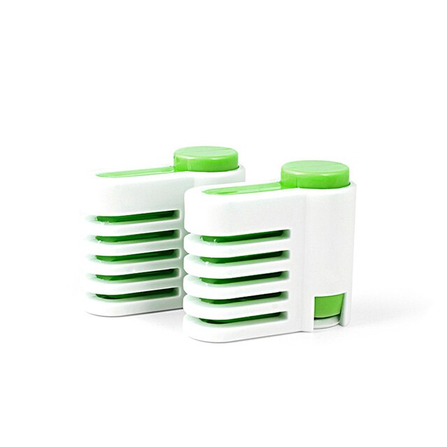 1Pcs Single Double Line Cake Cut Slicer Adjustable Stainless Steel Bread Divider Pastry Knife Reusable DIY Baking Tools for Cake: 2Pcs Green