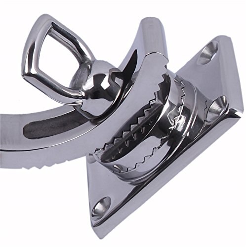 360 Angled Rod Holder Deck Mount Adjustable Removble Stainless Steel 316 Fishing Rod Holders