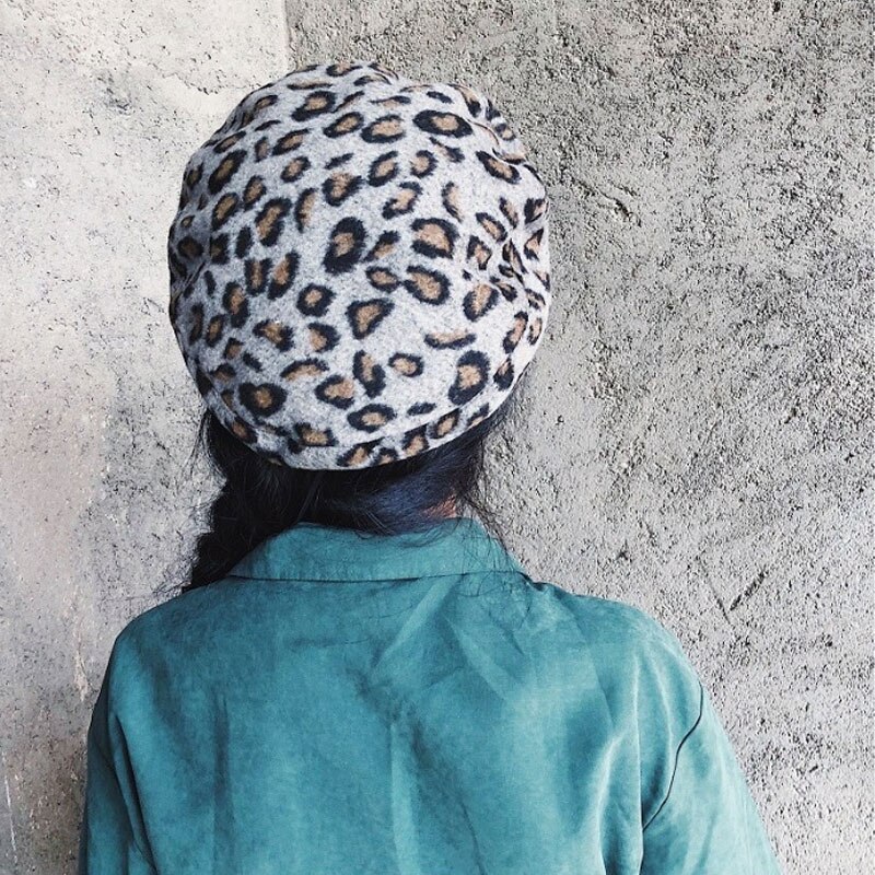 Baret hoeden voor vrouwen Baret Leopard Herfst Winter baret vrouwen baretten caps voor vrouwen