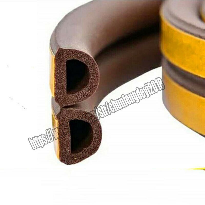 5M D Bruin Autodeur Venster Trim Edge Moulding Rubber Afdichting Seal Strip