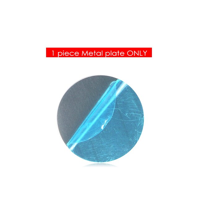 Magnetisk klibbig hållare fäste bil universal smartphone kylskåp magnet badrum vägg skrivbord klistermärke för iphone för samsung xiaomi: Metallplåt