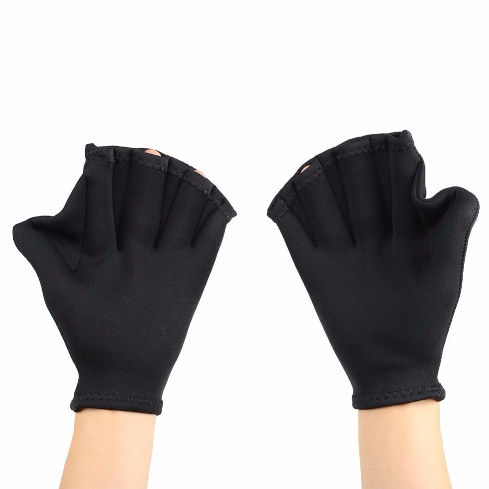 Svømning svømmehud dykkertræning hånd svømmefødder svømme finger frø svømmehud handsker padle god elasticitet holdbar