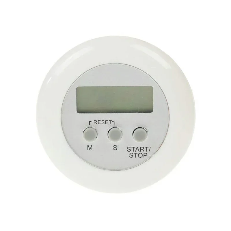 Mehrfarbiger kreisförmiger LCD-Digital-Countdown-Timer für Zuhause, Küche, Kochzähler, umgekehrter Timer, Wecker, Stoppuhr: Braun