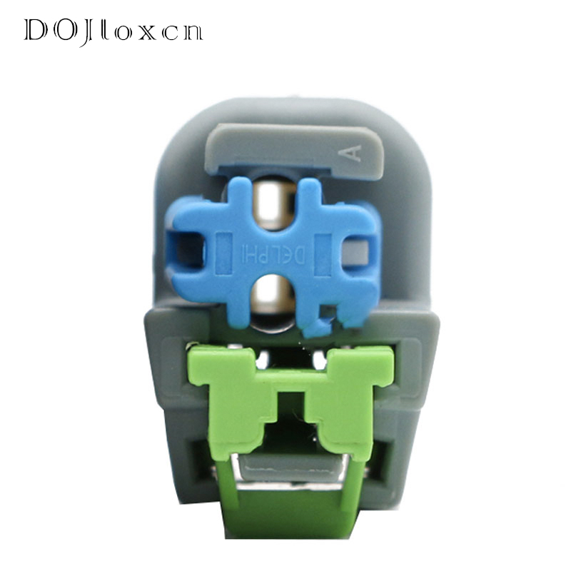 2/5/10/20/50/100Sets 2 Pin EV6 Uscar Auto Fuel Line Quick injector Connector Bedrading Stekker Voor Delphi 15419715 /15423278 /15423276