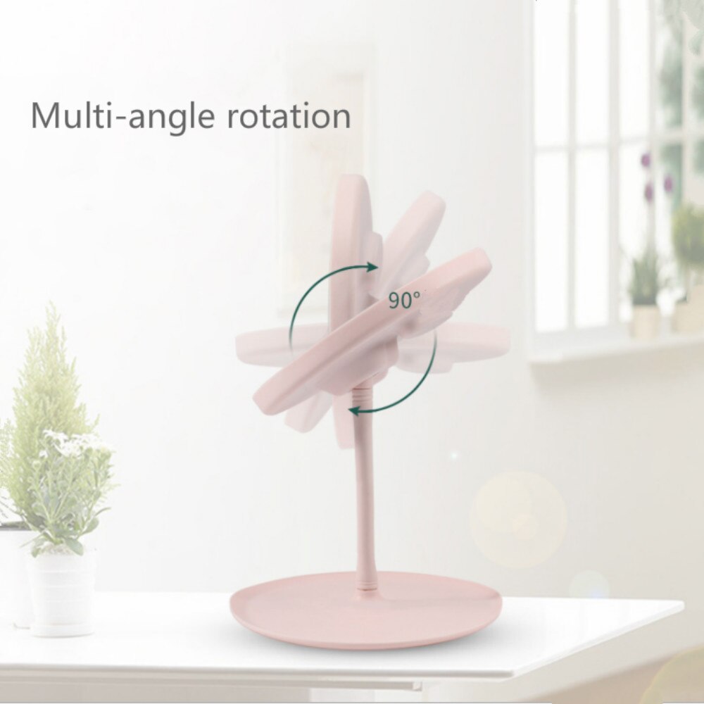 Maquillaje LED espejo con la luz para hacer de pantalla táctil HD espejo de vanidad de carga USB Luz Led para espejo cosmético belleza espejo