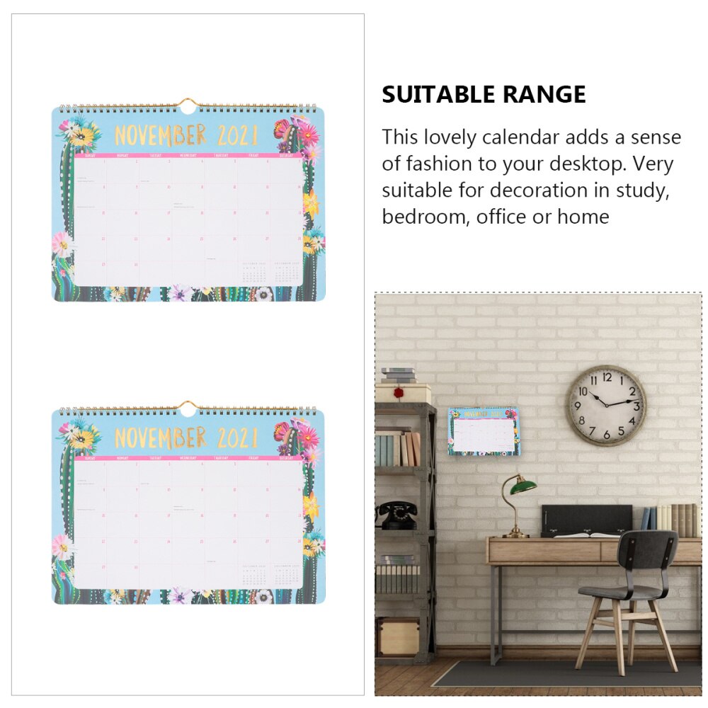 1Pc Calendar Practical Useful Tabletop Calendar Note-taking Calendar Calendar Notepad for Studio Office Home