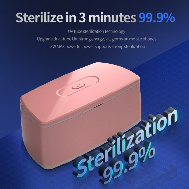 99.9%  otsoni uv-kevyt sterilointipussit kaksinkertainen desinfiointi kotikuiva manikyyri työkalupakki otsonigeneraattori sterilointilaite kynsityökaluille
