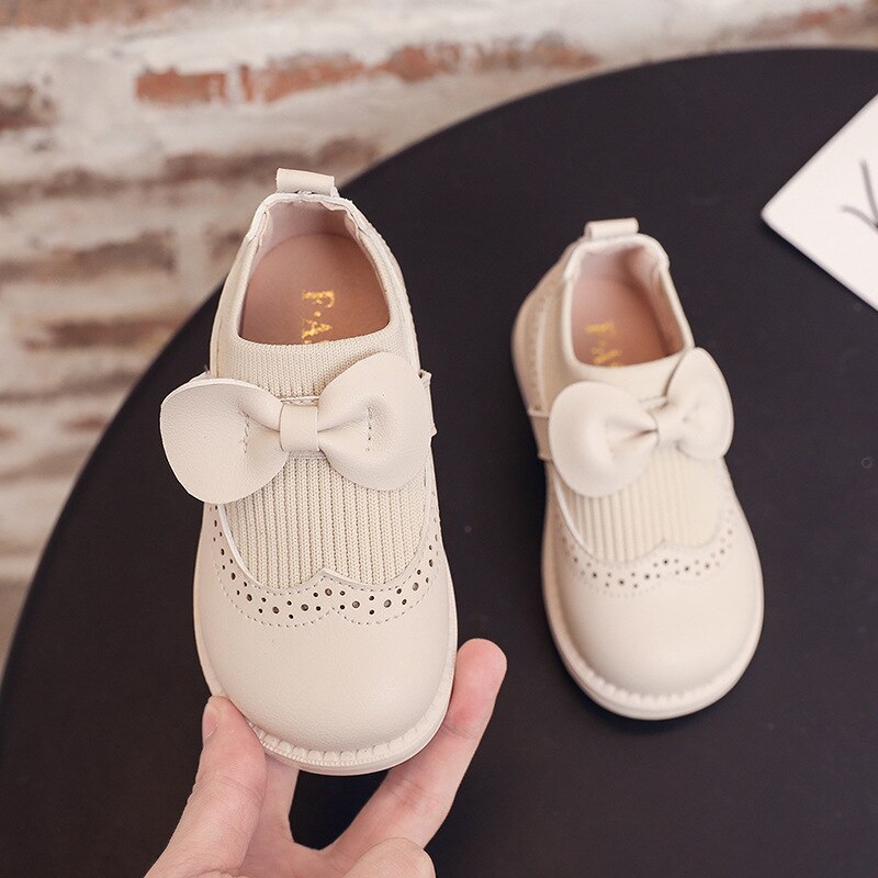 Efterår piges gummi martin støvler tennis sko småbørn prinsesse læder sko koreansk sløjfe børns sneakers zapatillas