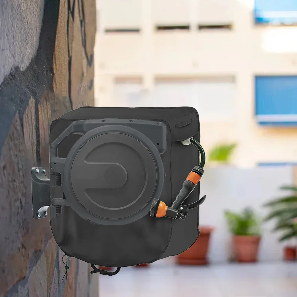 Wall Mounted Water Hose Reel Protective Cover For Your Garden Hose And Reel Rainproof Garden Wall Mounted Hose Reel Cover Part