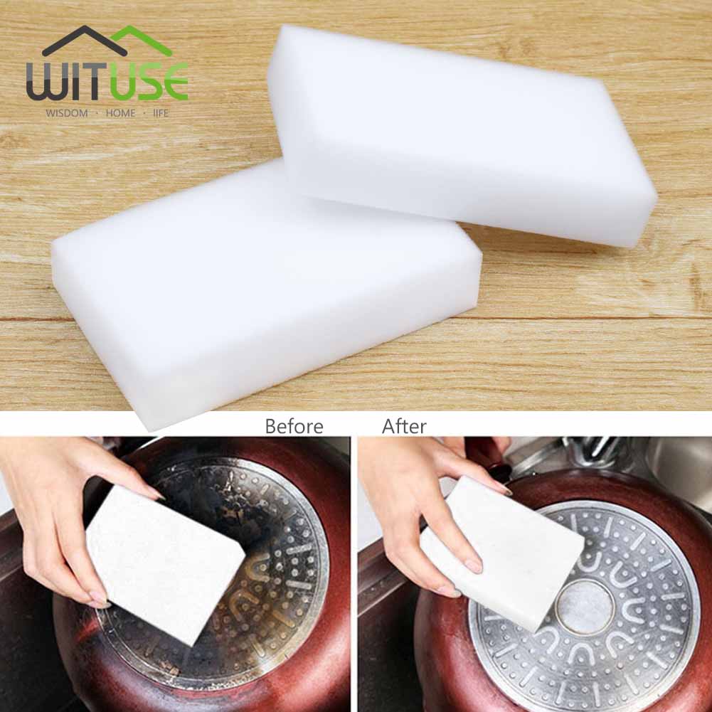 20/30Pcs/set Magic Sponge Eraser Cleaning Melamine Multi-functional Foam Cleaner Pad Kitchen Sponges Scouring Sponge 10*6*2cm