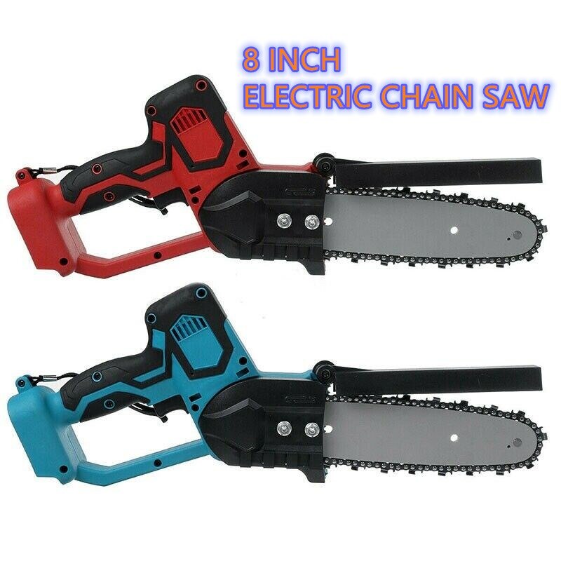 8 inch Electric Saw Chainsaw Wood Cutters Bracket Brushless Motor For Makita 18v Battery Chain Saw Power Tool Without Batteries