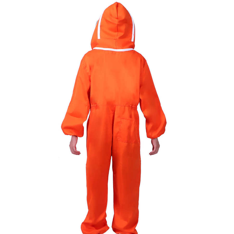 Orange Beekeeper One-Piece Bee Suit Beekeeping Protective Clothes Beekeeping Equipment Beekeepers Supplies