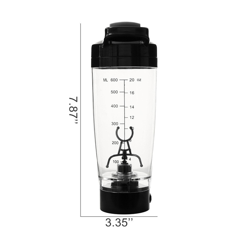 600ML Shaker Cup Electric Blender Protein Shaker Bottle Brewing Powder Movement Eco Friendly Automatic Vortex Mixer