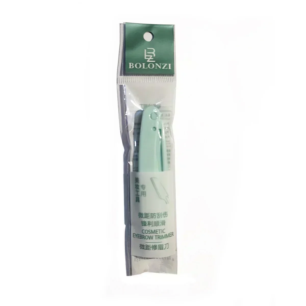 Depiladora Facial recortadora de cejas para mujer, navaja de bolsillo, depiladora de cejas, afeitadora con forma de cejas, 1/3 Uds.: Cromo cepillado