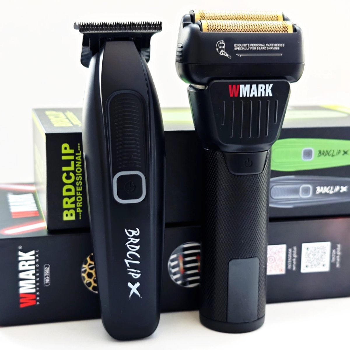 Professionele elektrische tondeuse Kapper set NG-7982 FA-1981 Elektrisch scheerapparaat 9000 RPM tondeuse 7500 RPM DLC mes
