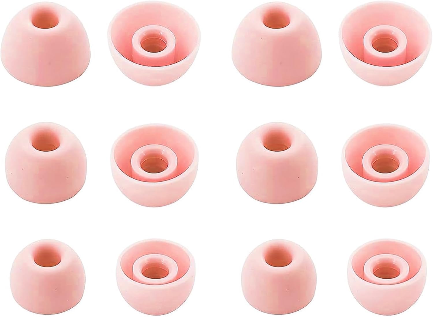 Silikon Ohr stöpsel für schlägt passen Profi Ersatz spitzen für schlägt passen Profi/schlägt Studio Knospen Ohrhörer 6 Paar lms: Licht Grau