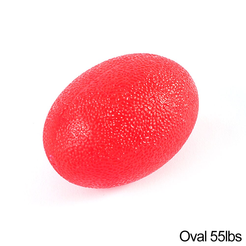 Bola de silicona para agarre de mano, expansor de mano para acondicionamiento físico, ejercitador de músculos pesados, entrenador de recuperación: Oval 55lbs
