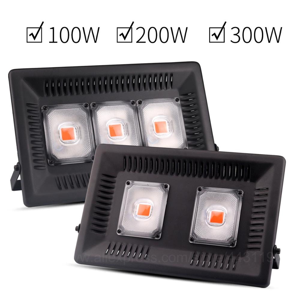 Borbede, 100W/200W/300W, luz LED para cultivo de espectro completo, lámpara para cultivo de plantas suculentas, focos de flores, luz para invernadero de interior