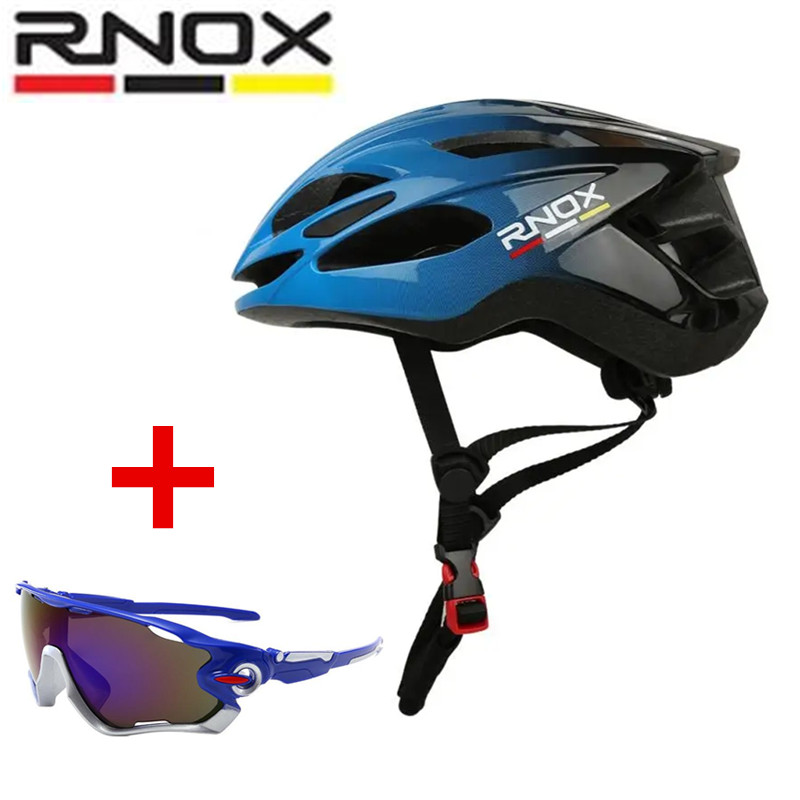 RNOX Neuer ultraleichter Fahrradhelm, Sicherheitskappe, Fahrradhelm für Damen und Herren, Rennrad, Ausrügestochen, Rennrad, MTB, Erwachsene, Fahrradhelme: dunkel Grau