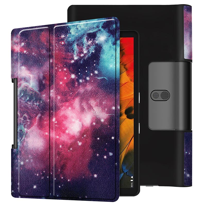 Cover For Lenovo Yoga smart tab 10.1 case YT-X705F Ultra thin PU Leather Stand Flip Case for Lenovo Yoga Tab 5 Case Coque: Galaxy