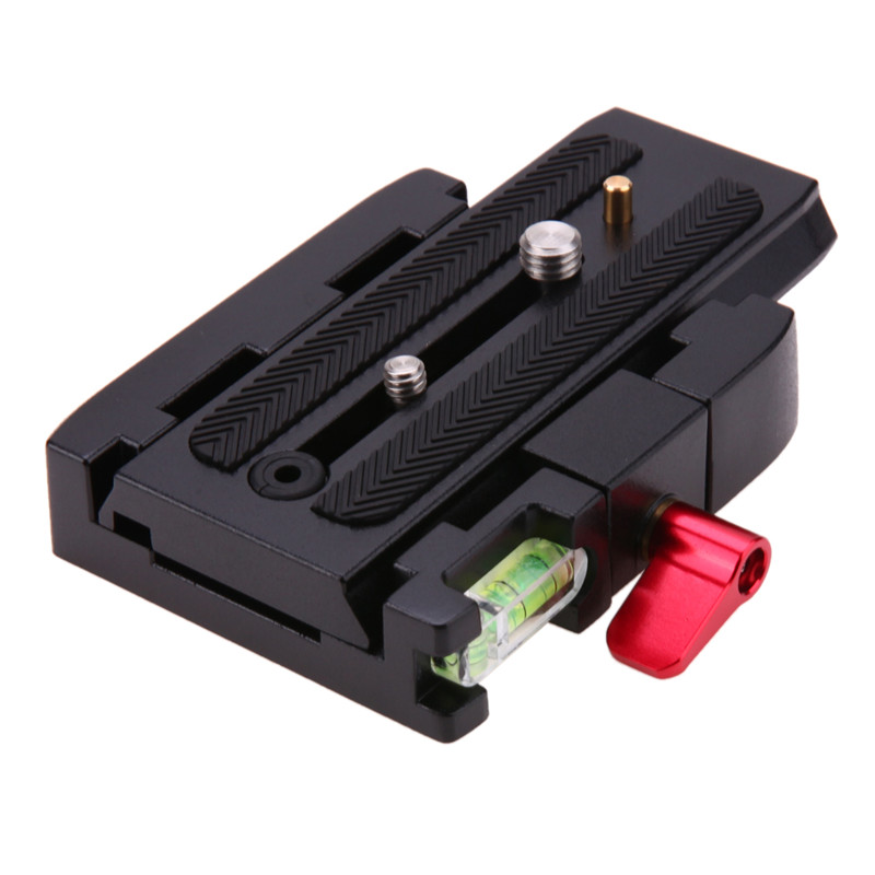 For Manfrotto Plate Clamp Slide-in Quick Release Plate With Clamp Base For Manfrotto 577/ 501/ 504/ 701 HDV Camera Cage Tripod