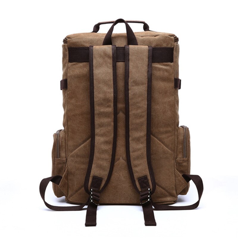 Men's Backpack Vintage Canvas Backpack School Bag Men's Travel Bags Large Capacity Backpack Laptop Backpack Bag High Qualit