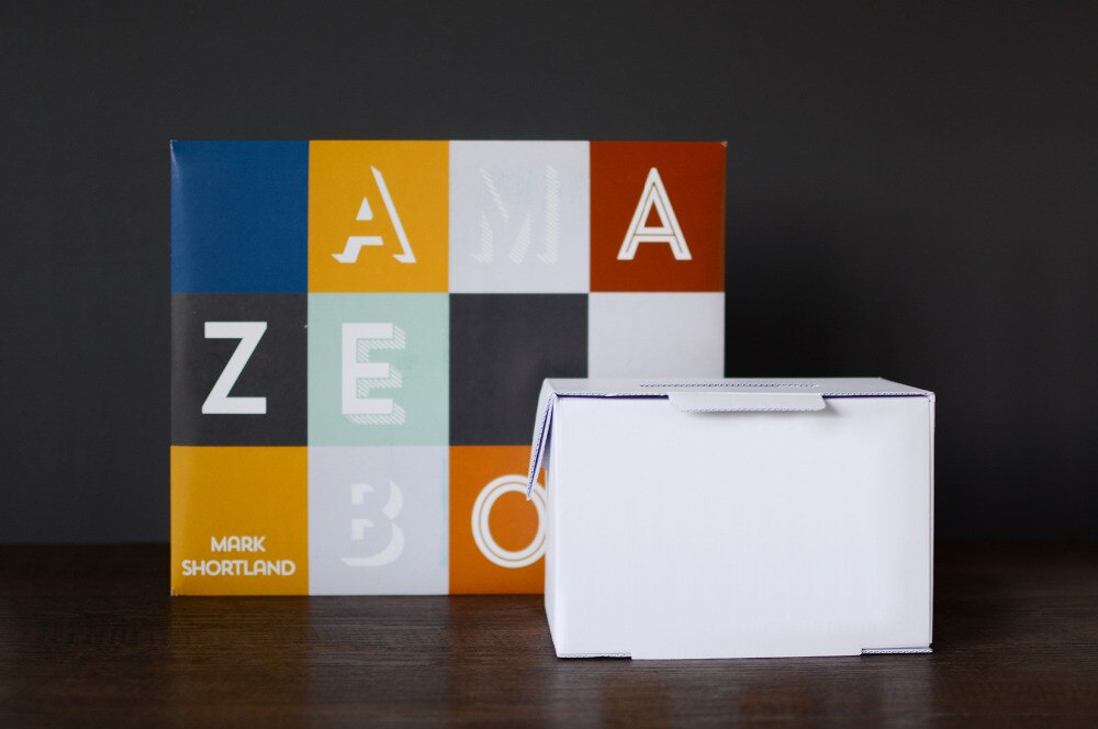 AmazeBox By Mark Shortland Trucchi magici Scatola di scambio per mago professionista Espedienti da palcoscenico Illusione Mentalismo Commedia G8295