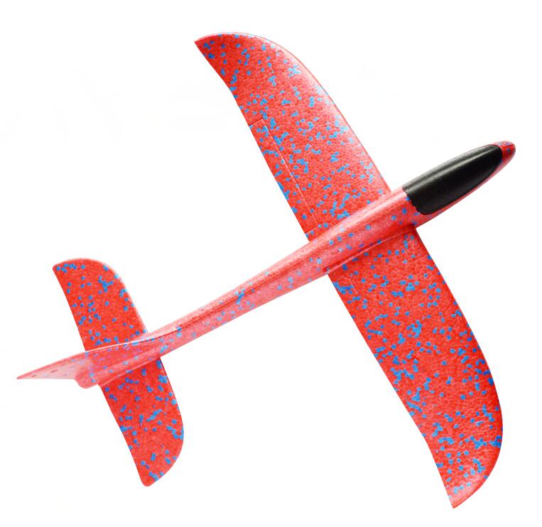 48Cm Grote Hand Launch Gooien Schuim Vliegtuig Epp Vliegtuig Model Glider Vliegtuig Vliegtuigen Model Outdoor Diy Educatief Speelgoed Voor kinderen: red