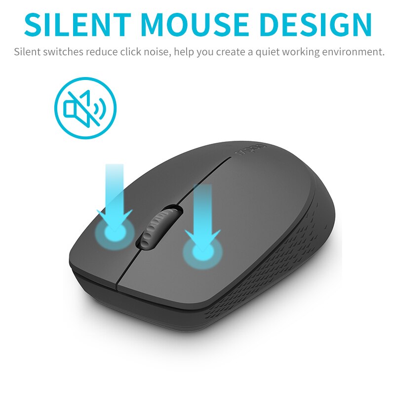 Rapoo – Mini clavier et souris Bluetooth sans fil, 9000M, multi, silencieux, Ultra fin, anglais/russe