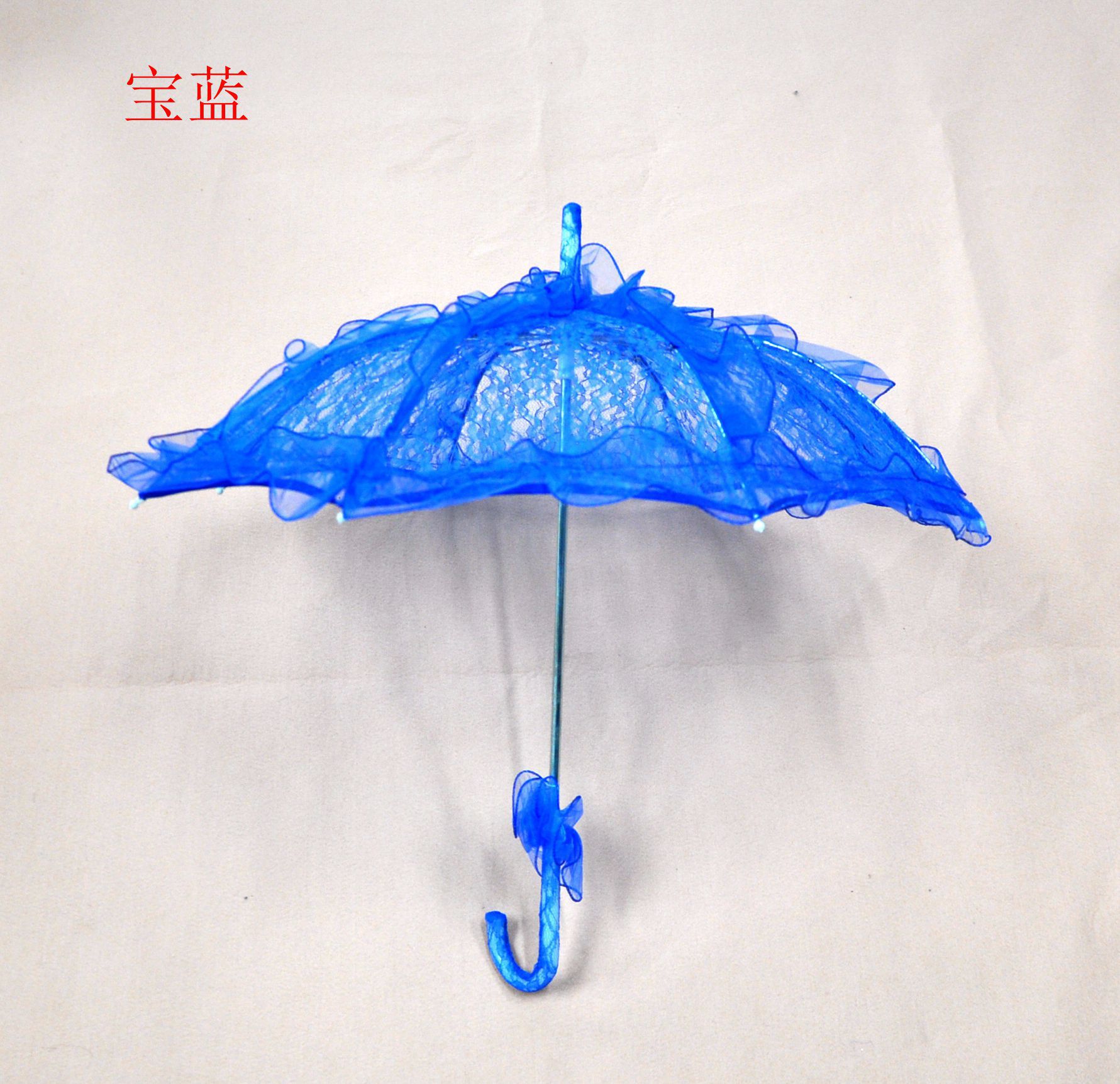 Vintage púrpura Azul Rojo Negro blanco marfil encaje Manual boda paraguas nupcial Parasol paraguas accesorios para boda barato