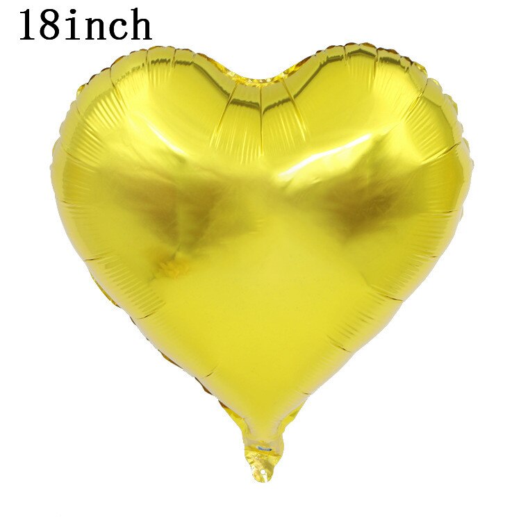 Gravemaskine oppustelige balloner konstruktion traktor bold lastbil køretøj bannere baby shower børn drenge fødselsdagsfest forsyninger: 1pc 18in guld kærlighed