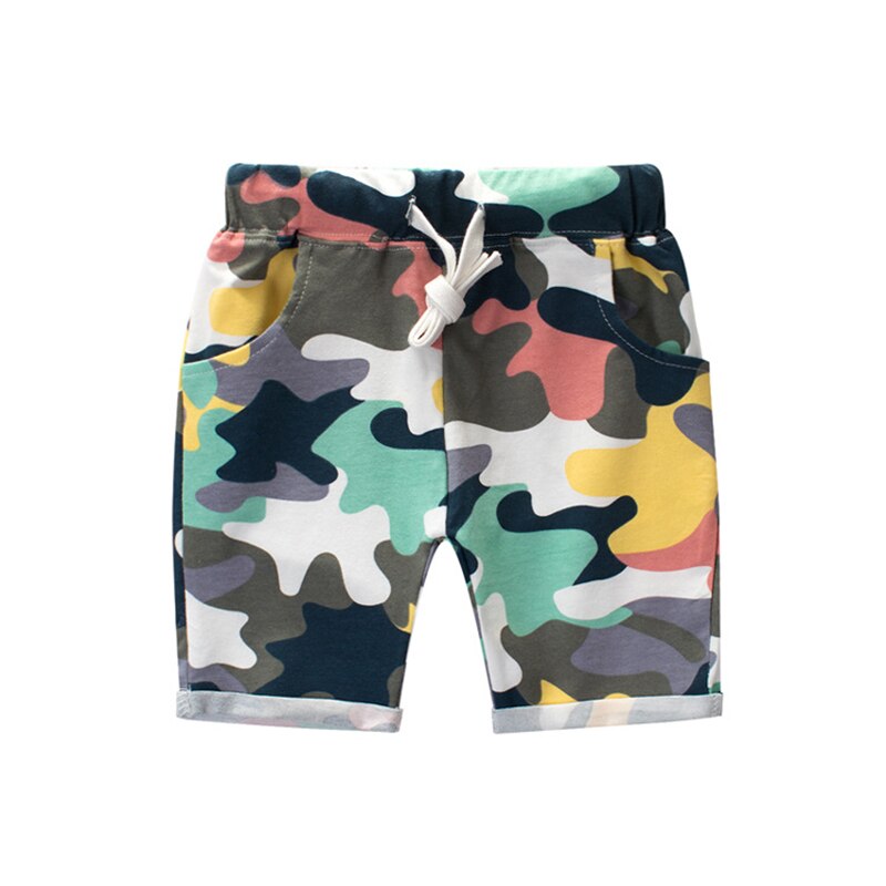 Pantaloncini mimetici per ragazzi pantaloni estivi in cotone per bambini pantaloni corti larghi per bambini
