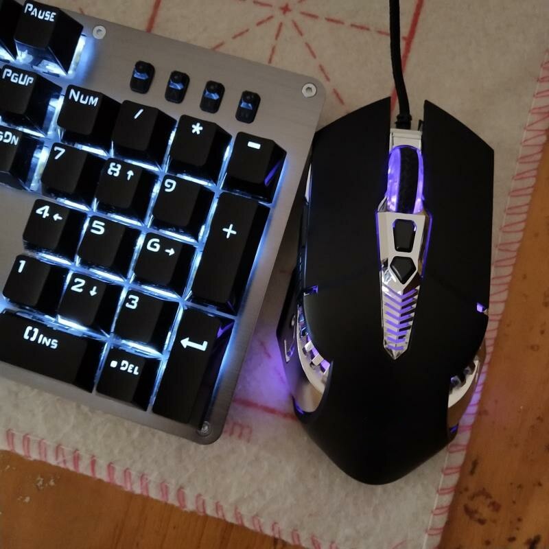 For Mechanical Keyboard and Mouse set for Games, Wired Game Keyboard Mouse, International Big Card