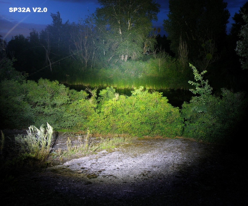 Sofirn SP32A V2.0 Powerful LED Flashlight 18650 High Power 1300lm Cree XPL2 Torch Light 2 Groups With Ramping Indicator Lamp