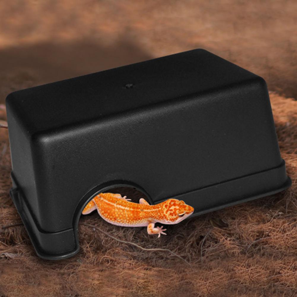 Reptilien-Versteckbox, ruhend, schlafen, stabil, große Reptilien, Versteck, Haustiere, Unterschlupf, Reptilien-Terrarium-Versteck, Schlangenkäfig-Box