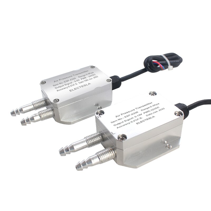 Pressure Sensor Input -10-0-10Kpa 0-5V 0-10V 4-20mA RS485 Output Wind Differential Transmitter Air Different Pressure Transducer