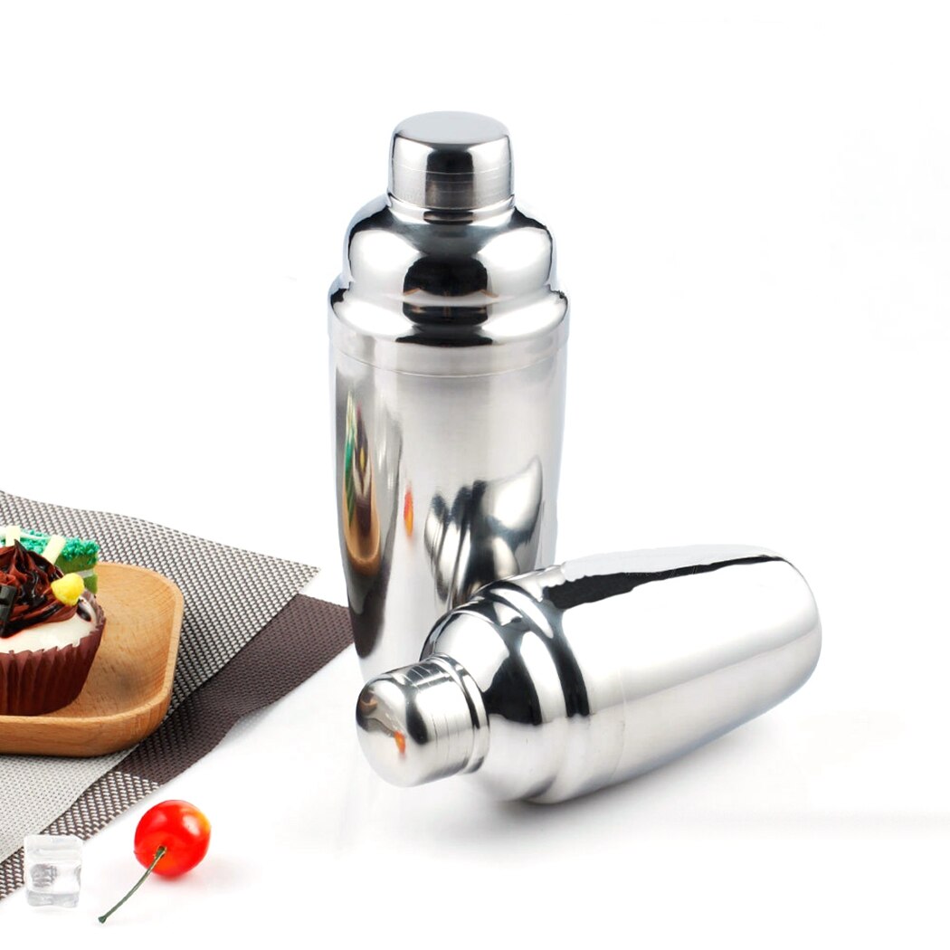 250ml/350ml Justdolife Cocktail Shaker Stainless Steel Wine Shaker Martini Shaker For Mixing Drinks Wine Boston Shaker Mixer