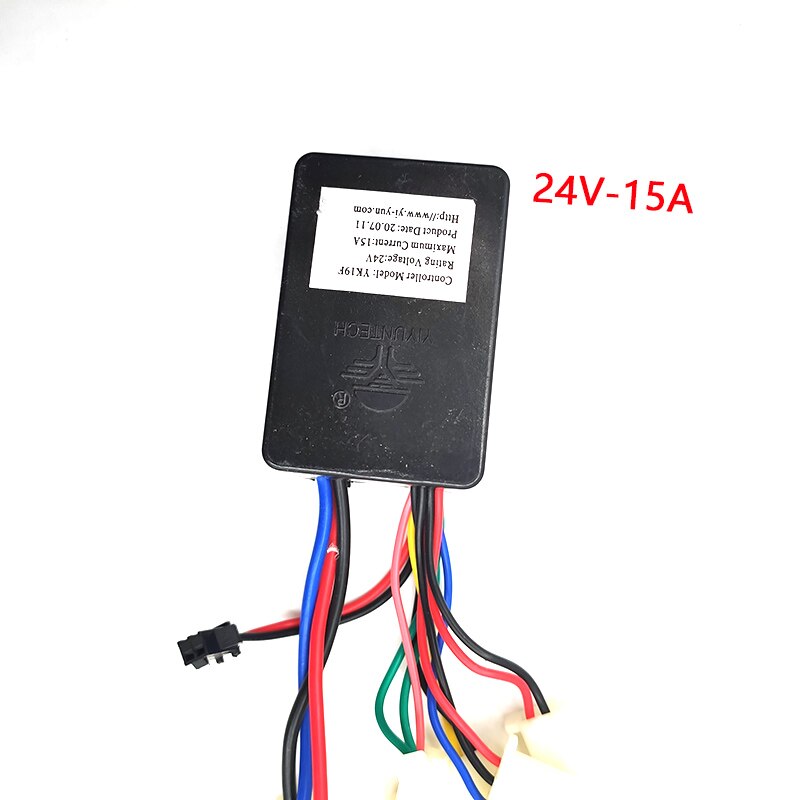Contrôleur de moteur à brosse YK19F 12/24V 15A, pour petit Scooter électrique de surfeur, Type fermé, Mini dispositif de contrôle de moteur de petite puissance: 24V
