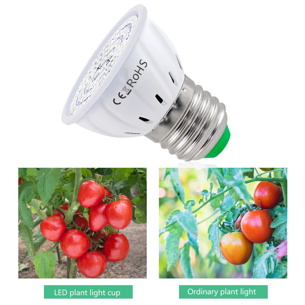LED Grow Light Full Spectrum 2835 LED Chips Plant Growth Bulb 85-265V E27/E14/B22/GU10/MR16 Phytolamp For Plants Indoor