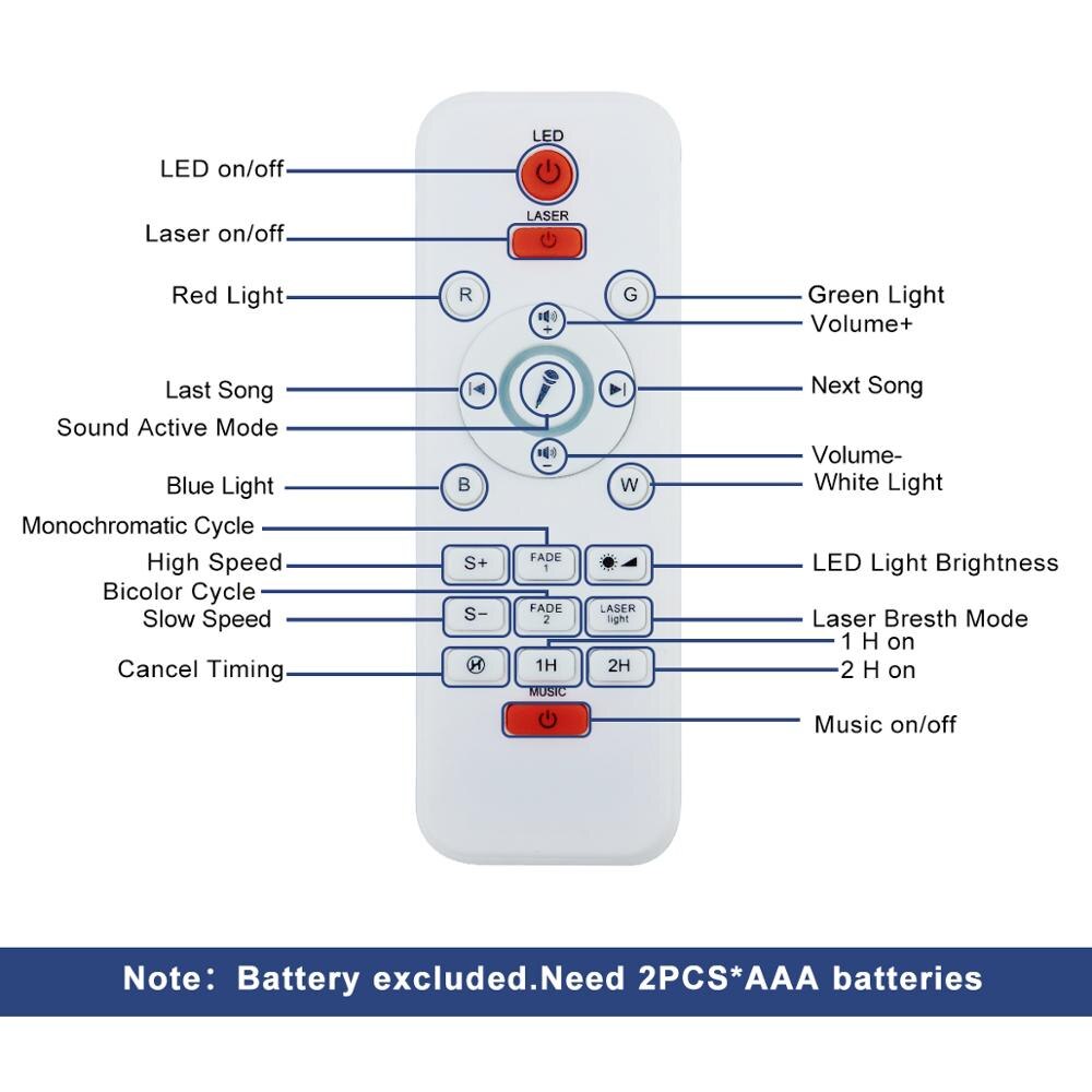 Led Star Night Light Music Starry Water Wave Led Projector Licht Bluetooth Kleurrijke Sound-Activated Sterrenhemel Projector Lamp