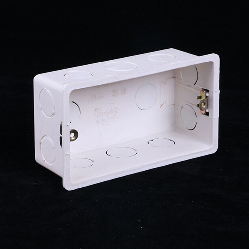 Wall Switch BOX Wall Socket Cassette,146mm Plastic Materials, EU Standard Internal Mount socket box embedded installation