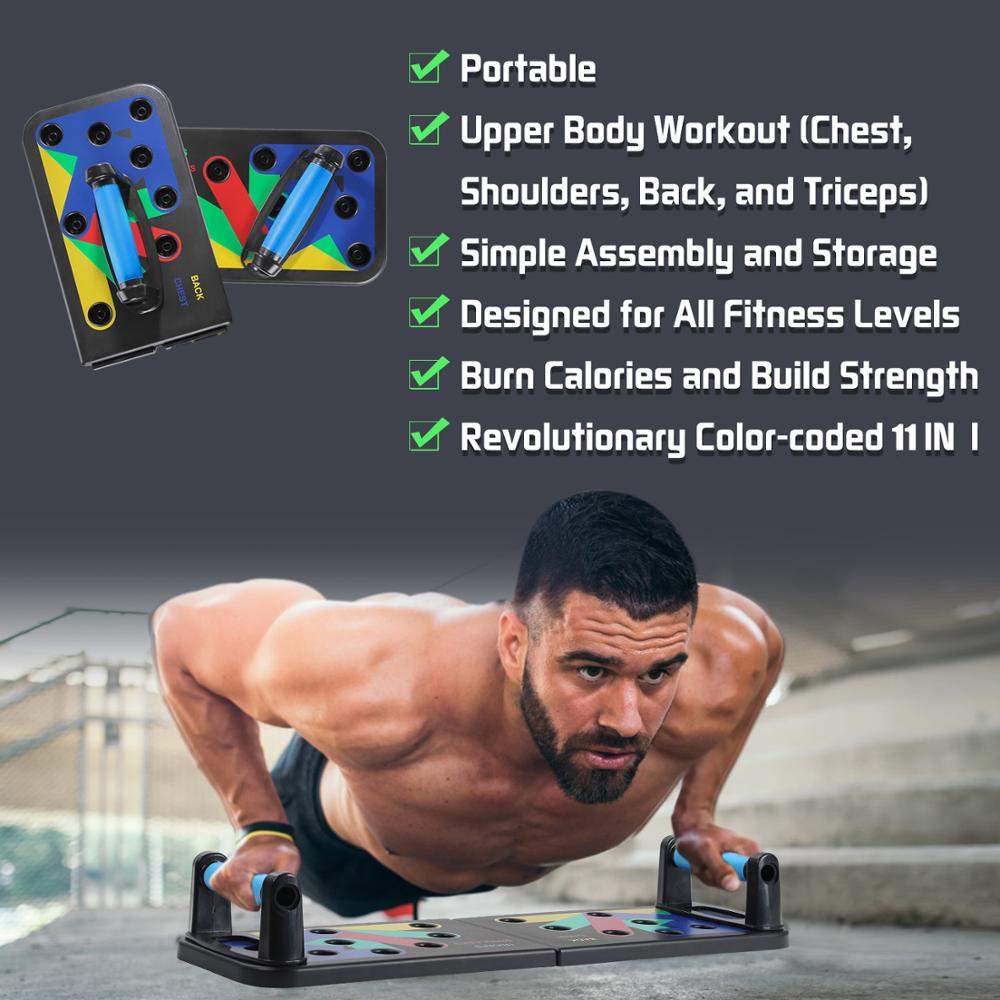 Tabla portátil de entrenamiento de fuerza para hombre y mujer, soporte de realce para pecho, tríceps y hombros, herramienta de ejercicio para uso doméstico