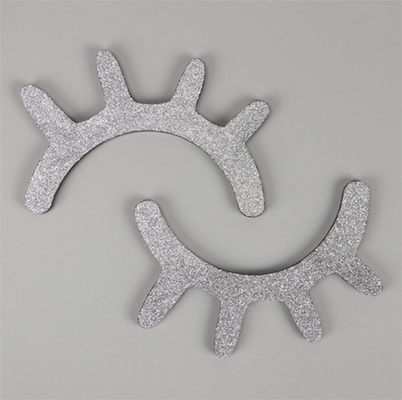 Adhesivo con de pestañas para pared DIY, 1 par, 3D de madera con bonitos ojos dormilones, decoración para la sala de estar de niños, pegatinas de pared para para niñas: Silver