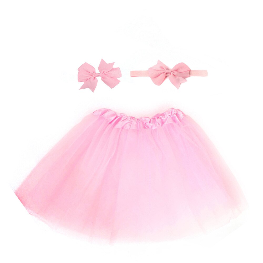Neue freundlicher bogen Baby haar zubehör haar Clip Süssigkeit farbe Baby pettiskirt freundlicher Felsen haar Band einstellen: Rosa